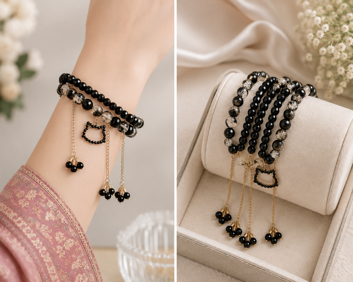 Beaded Charm Bracelet ( IMPORTED )