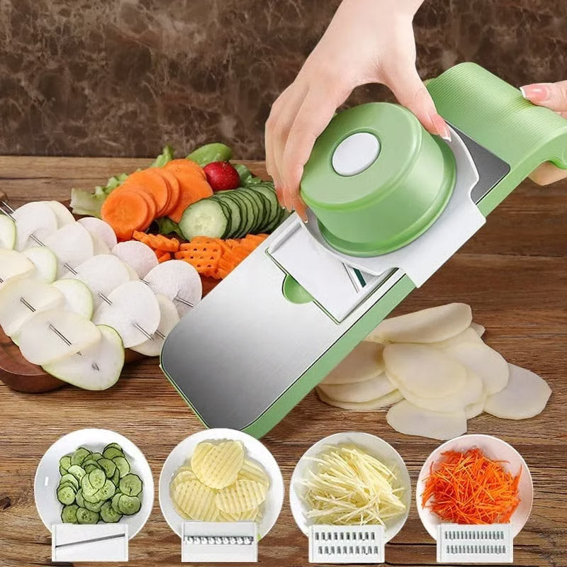 5 In 1 Vegetable Slicer Cutter ( IMPORTED )