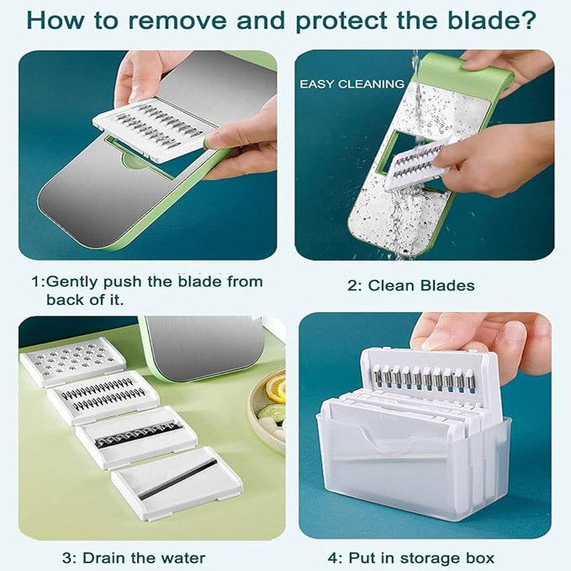 5 In 1 Vegetable Slicer Cutter ( IMPORTED )