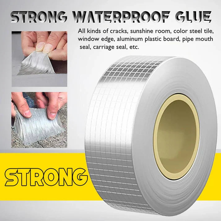 Aluminum Foil Butyl Self Adhesive Waterproof Tape ( IMPORTED )
