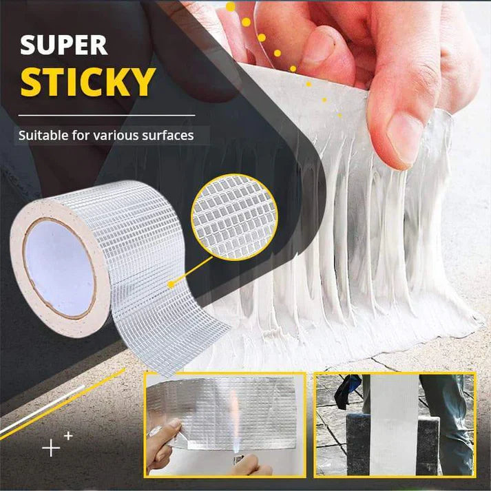 Aluminum Foil Butyl Self Adhesive Waterproof Tape ( IMPORTED )
