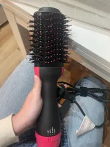3-in-1 Blow Hair Dryer - Volumizer Brush, Straightening & Curl ( IMPORTED )