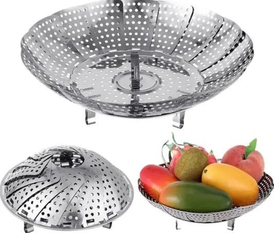 Stainless Steel Steamer Basket ( Imported)
