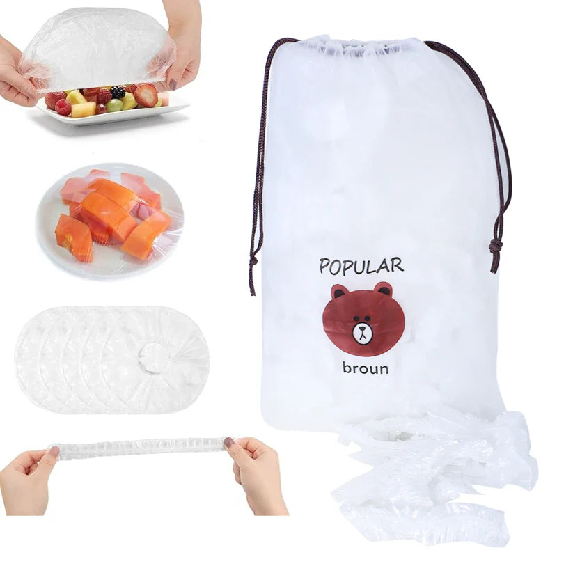 Disposable & Reusable Elastic Food Covers