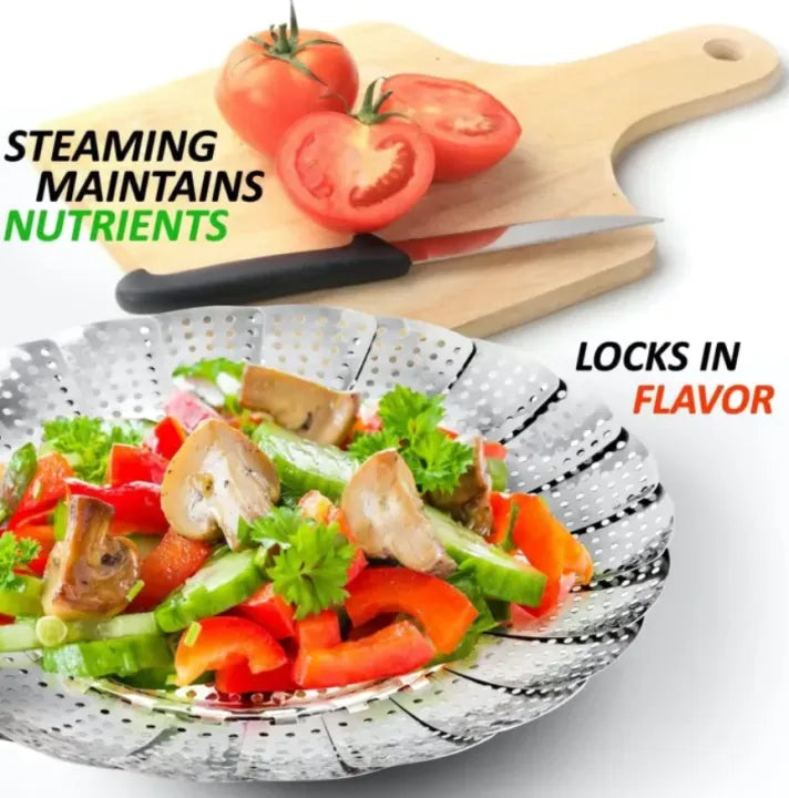 Stainless Steel Steamer Basket ( Imported)