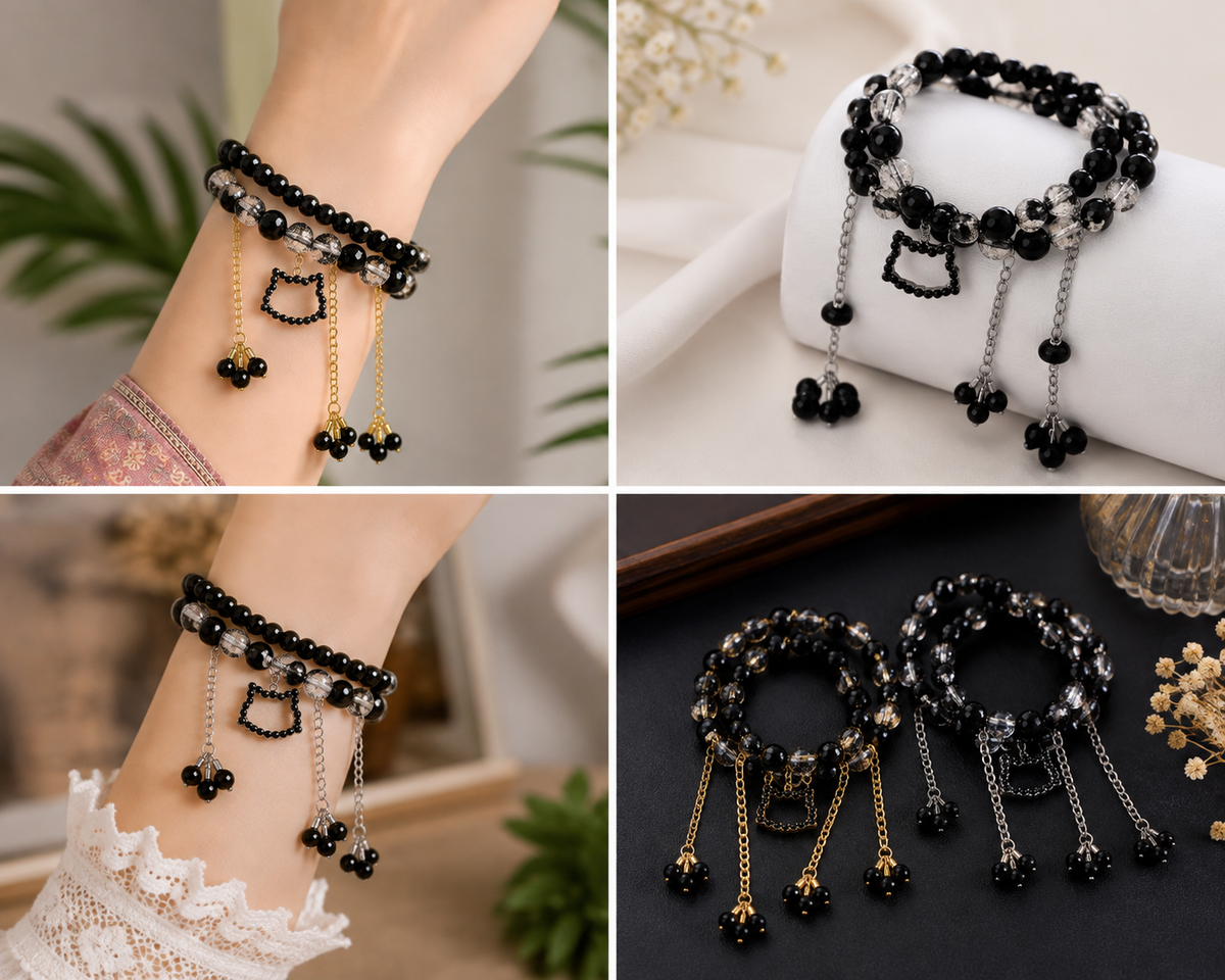 Beaded Charm Bracelet ( IMPORTED )