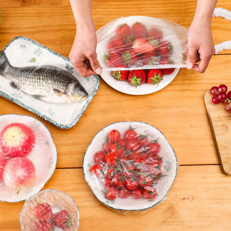 Disposable & Reusable Elastic Food Covers