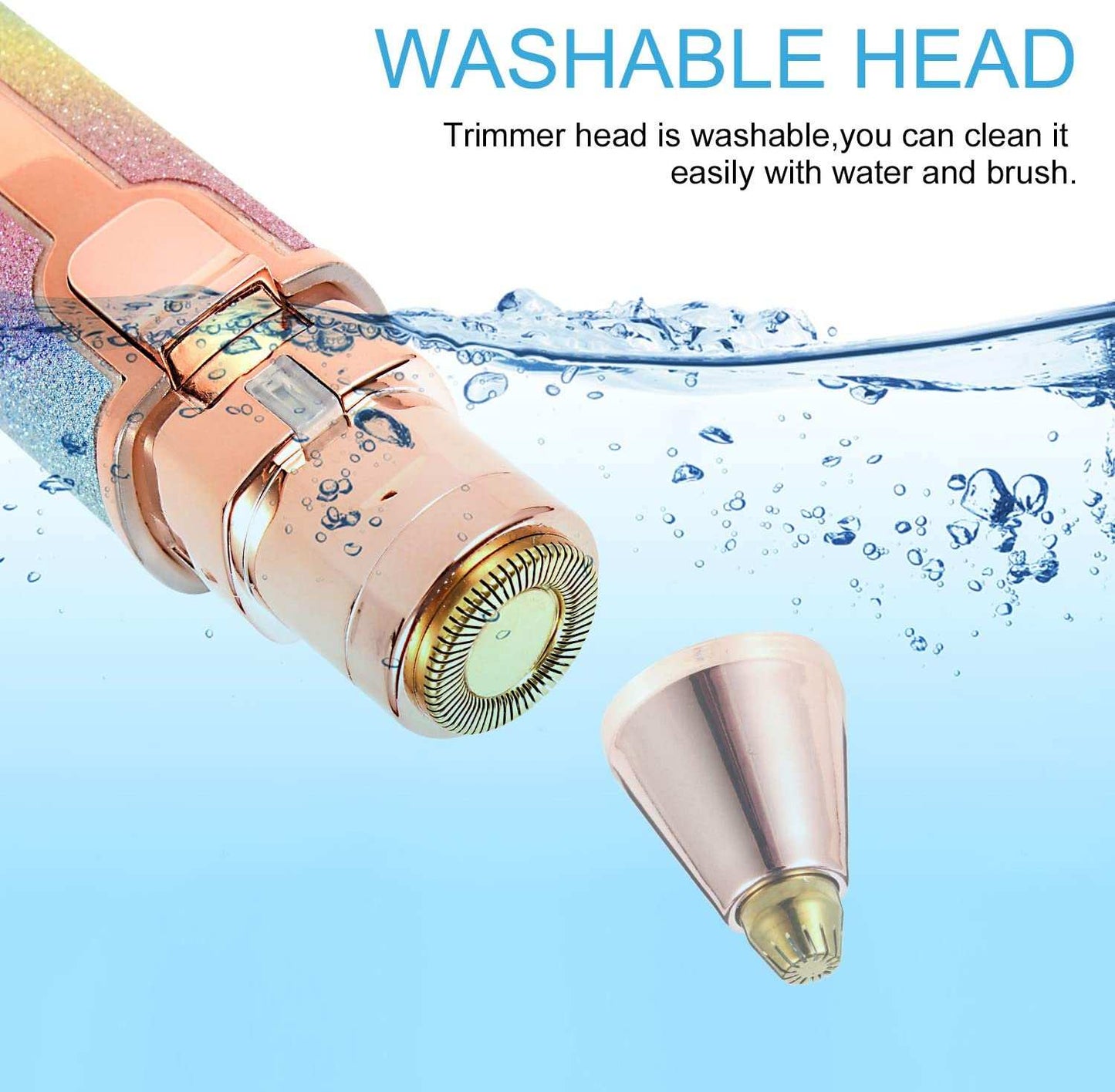 2 In 1 Eyebrow And Facial Hair Trimmer ( IMPORTED )