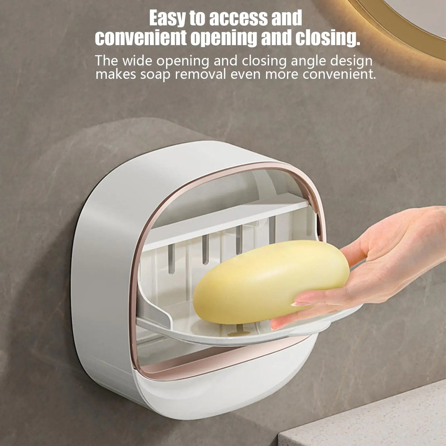 Soap Holder with drainage tray ( IMPORTED )