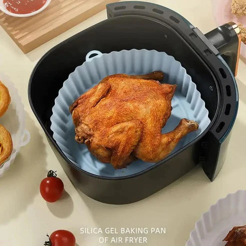 Reusable Air Fryer Silicone Baking Tray ( IMPORTED )