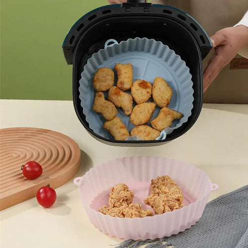 Reusable Air Fryer Silicone Baking Tray ( IMPORTED )
