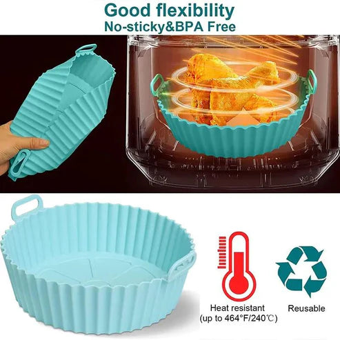 Reusable Air Fryer Silicone Baking Tray ( IMPORTED )