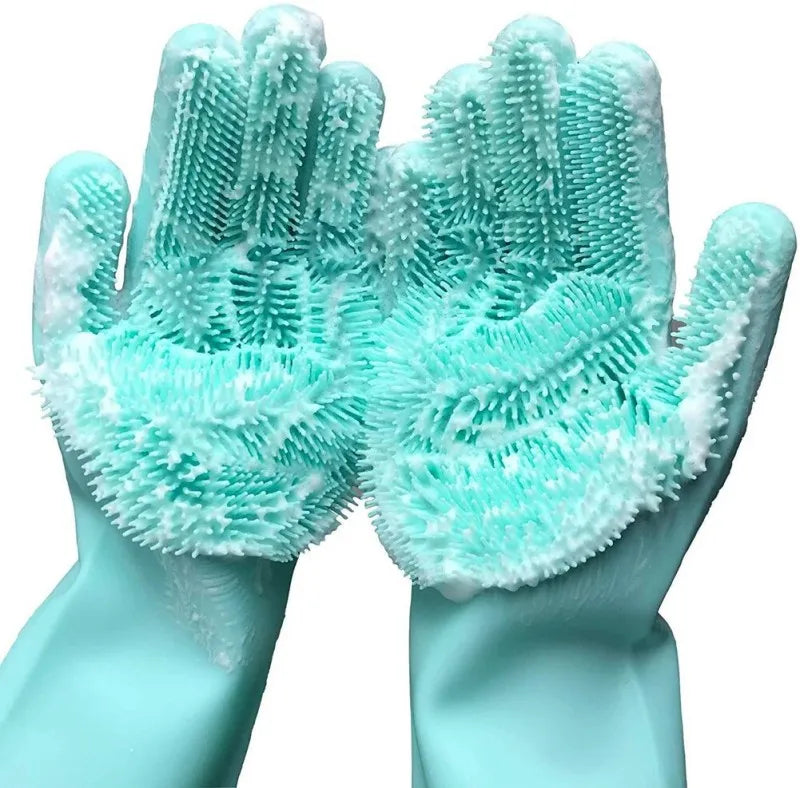 Silicone Washing Gloves
