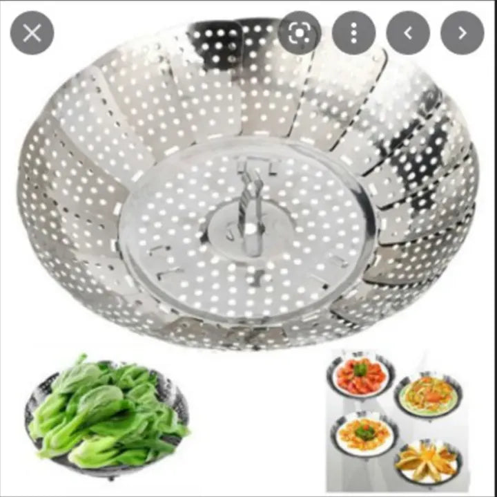 Stainless Steel Steamer Basket ( Imported)