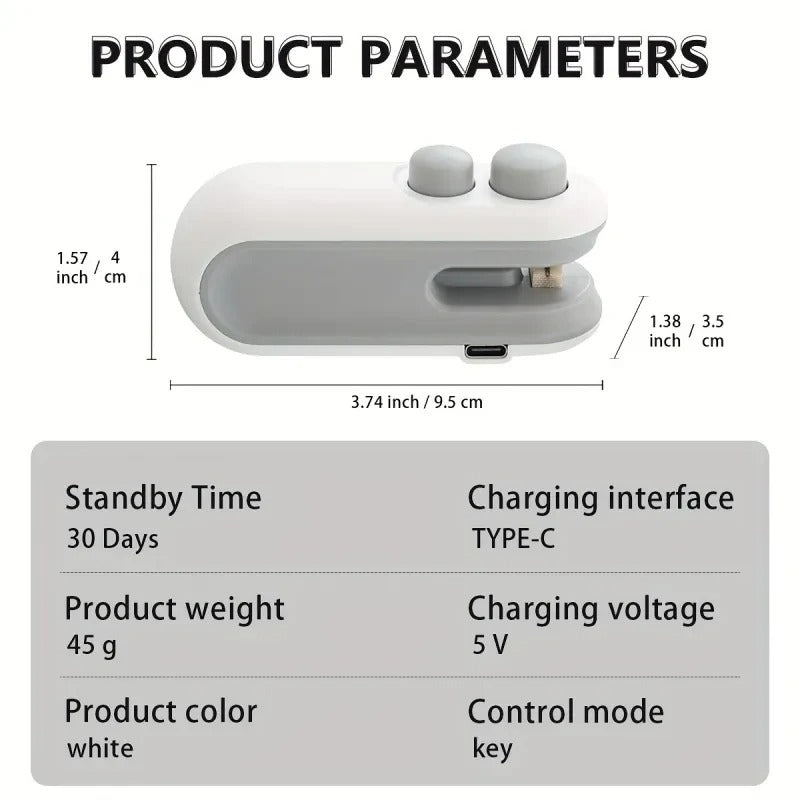 2-in-1 Rechargeable Sealing & Cutting Machine
